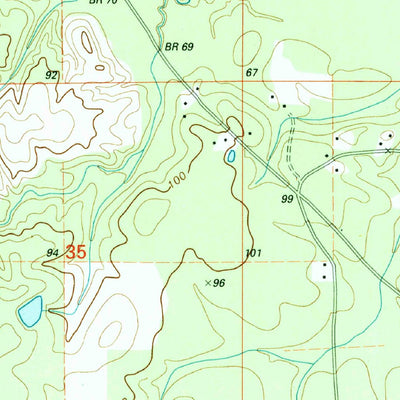 United States Geological Survey Georgetown, LA (2003, 24000-Scale) digital map