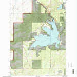 United States Geological Survey Georgetown Lake, MT (1996, 24000-Scale) digital map
