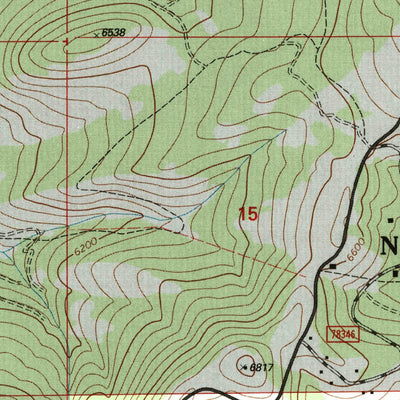 United States Geological Survey Georgetown Lake, MT (1996, 24000-Scale) digital map
