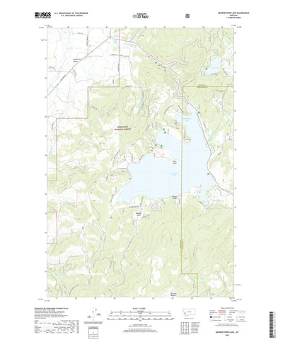 United States Geological Survey Georgetown Lake, MT (2020, 24000-Scale) digital map
