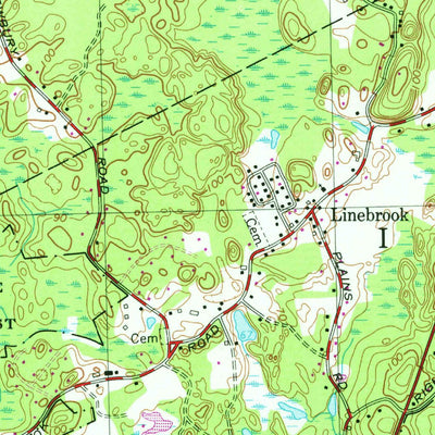 United States Geological Survey Georgetown, MA (1966, 25000-Scale) digital map