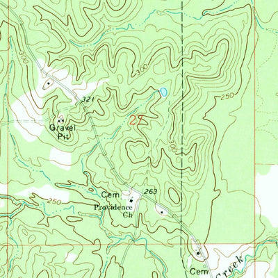 United States Geological Survey Georgetown, MS (1971, 24000-Scale) digital map