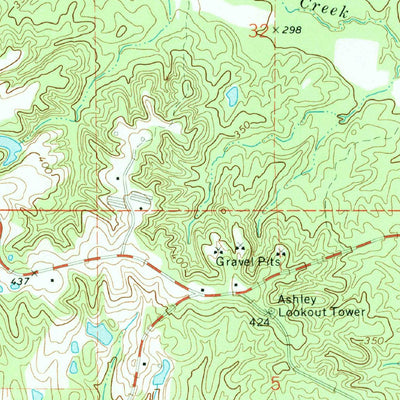 United States Geological Survey Georgetown, MS (1971, 24000-Scale) digital map