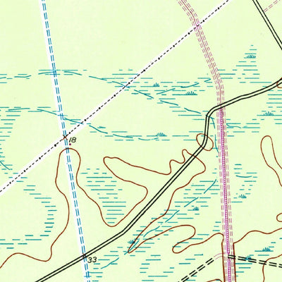 United States Geological Survey Georgetown North, SC (1943, 24000-Scale) digital map