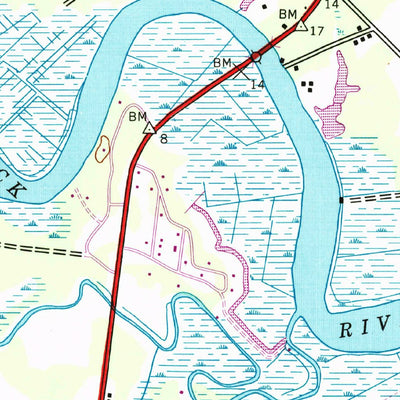 United States Geological Survey Georgetown North, SC (1943, 24000-Scale) digital map