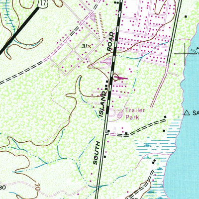 United States Geological Survey Georgetown South, SC (1943, 24000-Scale) digital map