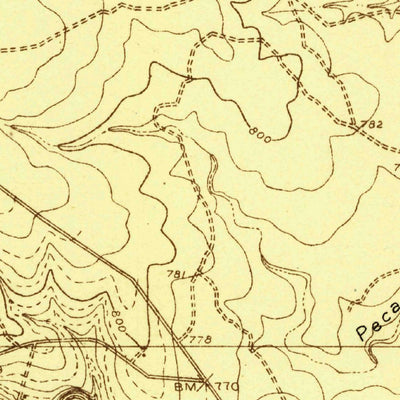 United States Geological Survey Georgetown, TX (1925, 48000-Scale) digital map