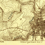 United States Geological Survey Georgetown, TX (1925, 48000-Scale) digital map