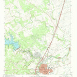 United States Geological Survey Georgetown, TX (1982, 24000-Scale) digital map