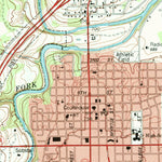 United States Geological Survey Georgetown, TX (1982, 24000-Scale) digital map