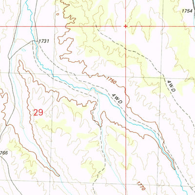 United States Geological Survey Georgetta Ranch, NV-UT (1981, 24000-Scale) digital map