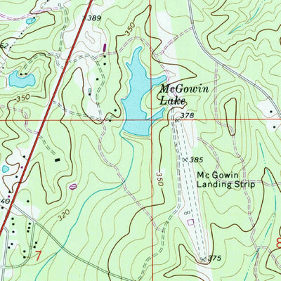 United States Geological Survey Georgiana East, AL (1971, 24000-Scale) digital map