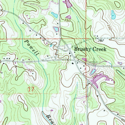 United States Geological Survey Georgiana East, AL (1971, 24000-Scale) digital map
