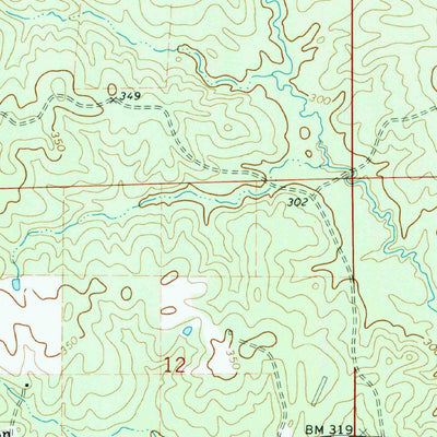 United States Geological Survey Georgiana West, AL (1971, 24000-Scale) digital map