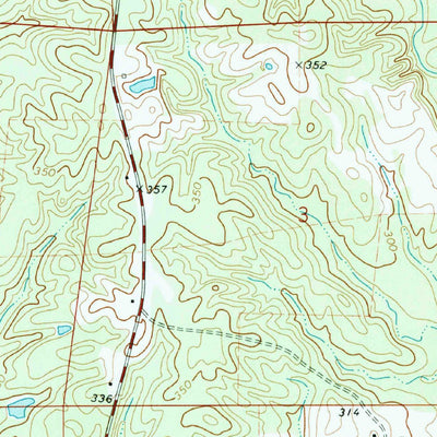 United States Geological Survey Georgiana West, AL (1971, 24000-Scale) digital map