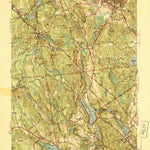 United States Geological Survey Georgiaville, RI (1943, 31680-Scale) digital map