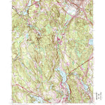 United States Geological Survey Georgiaville, RI (1954, 24000-Scale) digital map