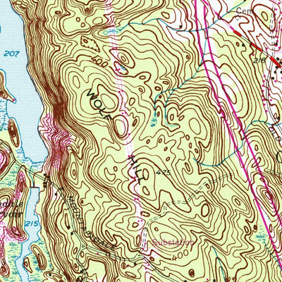 United States Geological Survey Georgiaville, RI (1954, 24000-Scale) digital map