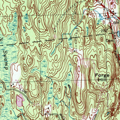 United States Geological Survey Georgiaville, RI (1999, 24000-Scale) digital map