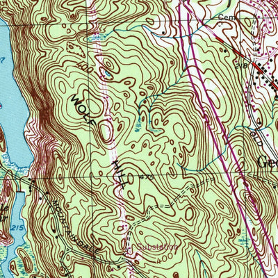 United States Geological Survey Georgiaville, RI (1999, 24000-Scale) digital map