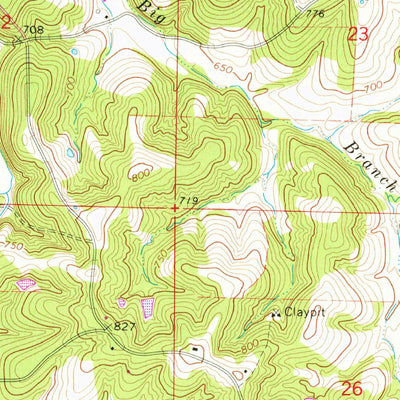United States Geological Survey Gerald, MO (1966, 24000-Scale) digital map