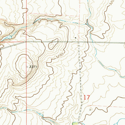 United States Geological Survey Geraldine NE, MT (1972, 24000-Scale) digital map