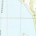 United States Geological Survey Gerber Reservoir, OR (1988, 24000-Scale) digital map