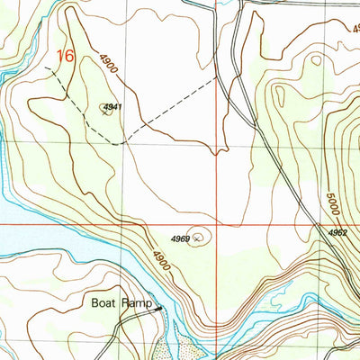 United States Geological Survey Gerber Reservoir, OR (2004, 24000-Scale) digital map