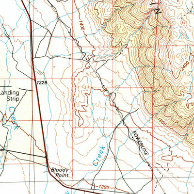 United States Geological Survey Gerlach, NV-CA (1981, 100000-Scale) digital map