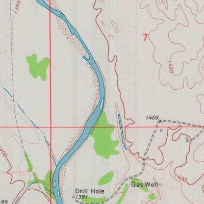 United States Geological Survey Gerlane, KS (1973, 24000-Scale) digital map