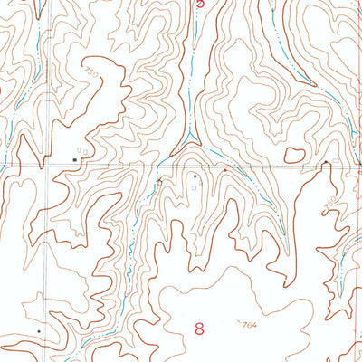 United States Geological Survey German Corner, IL (1953, 24000-Scale) digital map