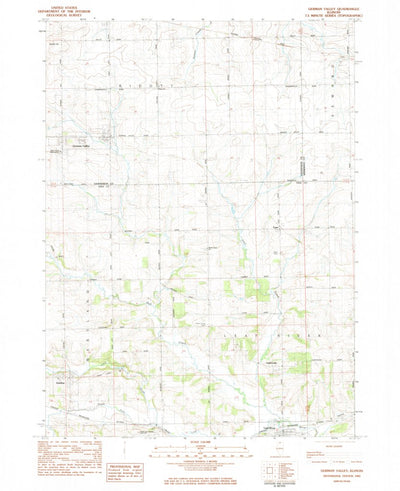 United States Geological Survey German Valley, IL (1983, 24000-Scale) digital map