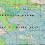 United States Geological Survey Germania, WI (1984, 24000-Scale) digital map
