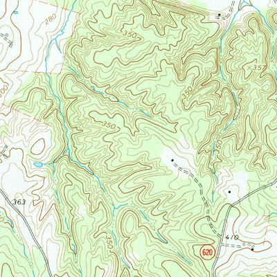 United States Geological Survey Germanna Bridge, VA (1968, 24000-Scale) digital map