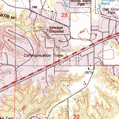 United States Geological Survey Germantown Hills, IL (1995, 24000-Scale) digital map