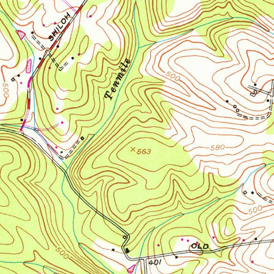United States Geological Survey Germantown, MD (1953, 24000-Scale) digital map