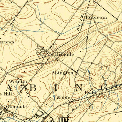 United States Geological Survey Germantown, PA-NJ (1896, 62500-Scale) digital map