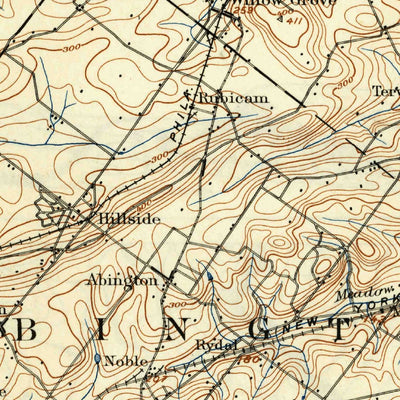 United States Geological Survey Germantown, PA-NJ (1899, 62500-Scale) digital map