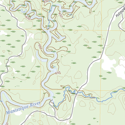 United States Geological Survey Germfask, MI (2023, 24000-Scale) digital map