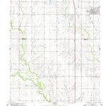 United States Geological Survey Geronimo, OK (1987, 24000-Scale) digital map