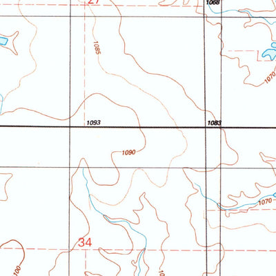 United States Geological Survey Geronimo, OK (1987, 24000-Scale) digital map