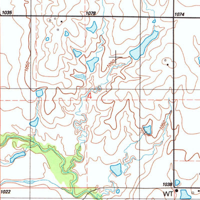 United States Geological Survey Geronimo, OK (1987, 24000-Scale) digital map