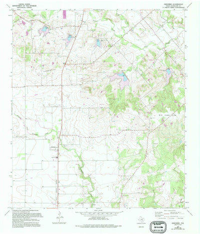 United States Geological Survey Geronimo, TX (1964, 24000-Scale) digital map