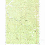 United States Geological Survey Gerow Butte, OR (1990, 24000-Scale) digital map