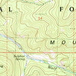 United States Geological Survey Gerow Butte, OR (1990, 24000-Scale) digital map
