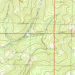 United States Geological Survey Gerow Butte, OR (1990, 24000-Scale) digital map
