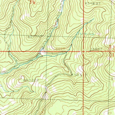 United States Geological Survey Gerow Butte, OR (1990, 24000-Scale) digital map