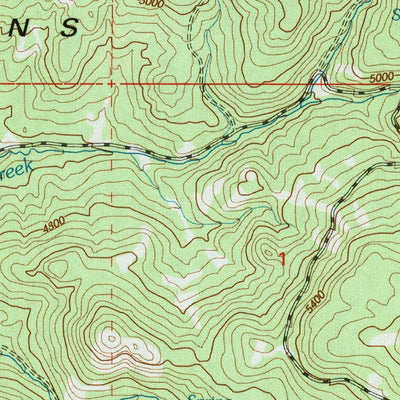 United States Geological Survey Gerow Butte, OR (1992, 24000-Scale) digital map