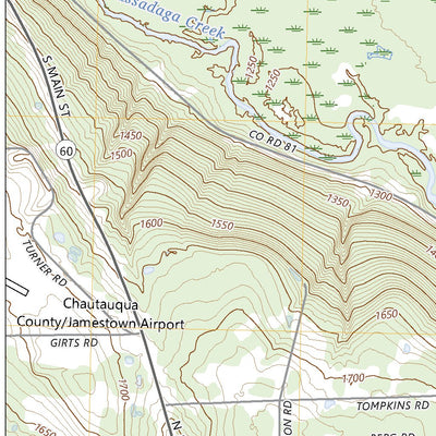 United States Geological Survey Gerry, NY (2023, 24000-Scale) digital map