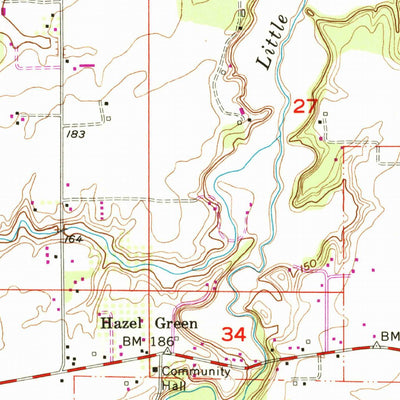 United States Geological Survey Gervais, OR (1957, 24000-Scale) digital map